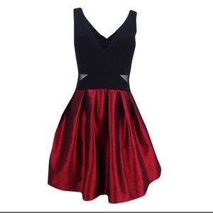 X by Xscape Black & Red Dress